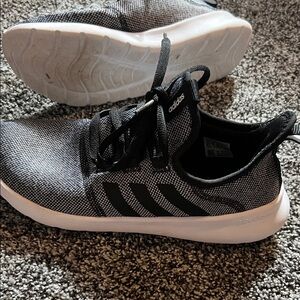 Adidas Monochrome Athletic Shoes